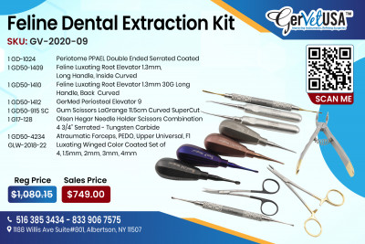 Feline Dental Extraction Kit