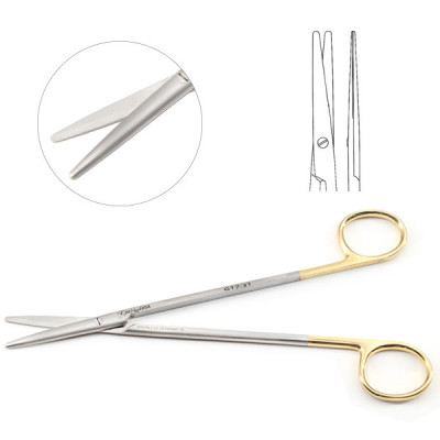 Metzenbaum Scissors Delicate Straight Tungsten Carbide