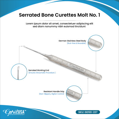 Molt Bone Curette