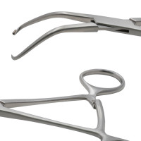 Bone Reduction Forceps Curved With Guide