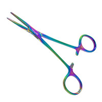Crile Hemostatic Forceps Straight 5 1/2 inch Color Coated
