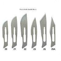 Surgical Blades Box of 100 Stainless Steel Size 25.