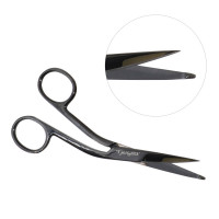 Hi Level Bandage Scissors 5 1/2" Left Hand Gun Metal Coating (Knowles)