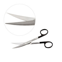 Operating Scissors SuperCut Sharp Sharp Curved 4 1/2"