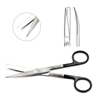Operating Scissors SuperCut Sharp Blunt Curved Standard Pattern 5 1/2"