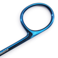 Stitch Scissors Stainless Steel 4 1/2" 45 Degree Blue Coated