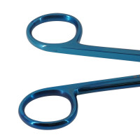 Mayo Dissecting Scissors Curved 6 3/4" Blue Coated