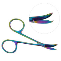 Northbent / Shortbent Stitch Scissors 3 1/2" Rainbow