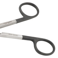 Supercut Canine Ear Cropping Scissors Curved - Sharp/Blunt