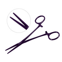 Crile Hemostatic Forceps Straight 5 1/2" Purple Coated