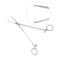 Mixter Hemostatic Forceps 9" Fully Curved Serrated