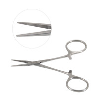 Micro Mosquito Forceps Straight 4 1/2" Serrated