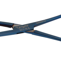 Rochester Carmalt Forceps Straight 5 1/2" Blue Coated