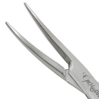 Micro Mosquito Forceps Curved Very Delicate Pattern 4 3/4"