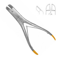 Angled Wire Cutter Double Action 9 1/2 inch TC max 3/32 inch (2.4mm)