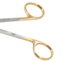 Metzenbaum Scissors Straight 5 1/2" Tungsten Carbide Left Hand