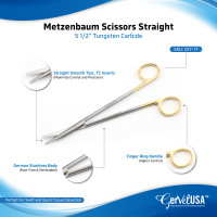 Metzenbaum Scissors Curved 5 1/2" - Tungsten Carbide