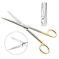 Operating Scissors Sharp Blunt Straight 6 1/2" - Tungsten Carbide