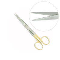 Operating Scissors Sharp Sharp Straight 4 1/2" - Tungsten Carbide