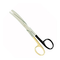 Operating Scissors Blunt Blunt Curved 6" Super Sharp - Tungsten Carbide