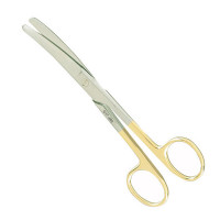 Operating Scissors Blunt Blunt Curved 6 1/2" - Tungsten Carbide