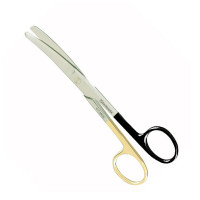 Operating Scissors Blunt Blunt Curved 6 1/2" Super Sharp - Tungsten Carbide