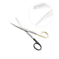 Operating Scissors Sharp Blunt Curved 4 1/2" Super Sharp - Tungsten Carbide