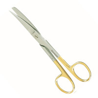 Operating Scissors Sharp Blunt Curved 5 1/2" - Tungsten Carbide