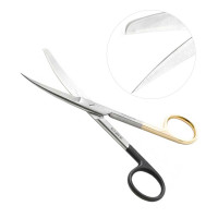 Operating Scissors Sharp Blunt Curved 6 1/2" Super Sharp - Tungsten Carbide