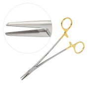 Crile Wood Needle Holder Tungsten Carbide Jaws Serrated 6"