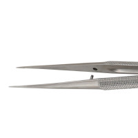 Micro Tying Forceps Straight Round Body With Counter Balance 13cm