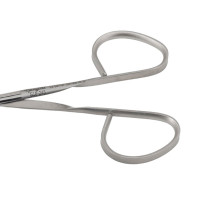 Iris Scissors 4" Straight Sharp Tip Ribbon Handles