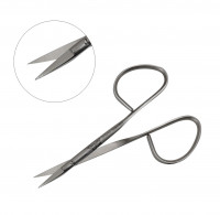 Iris Scissors 4" Curved Sharp Tip Ribbon Handles