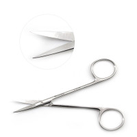 Iris Scissors 4" Curved with Sharp Tips