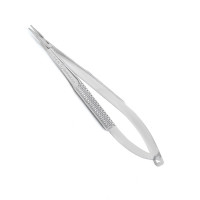 Barraquer Needle Holder 5 1/4" Delicate Curved Jaw