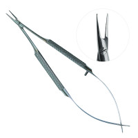 Micro Needle Holder 11cm Curved Delicate Tip