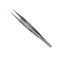 Micro Eye Forceps 5 inch Curved Tip