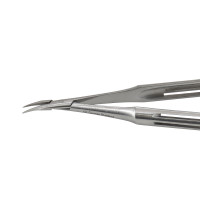 Micro Needle Holder 5 1/2" Curved Delicate Tip Without Lock