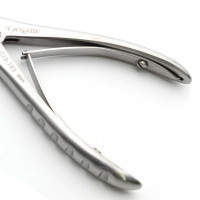 Ruskin Rongeur Double Action 3mm Bite Curved 6"