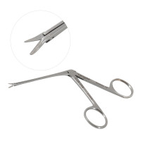 Bellucci Micro Ear Scissors 3 1/4" Shaft 5.5mm Blades - Curved Right