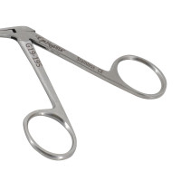 Bellucci Micro Ear Scissors 3 1/4" Shaft 3mm Blades - Curved Up