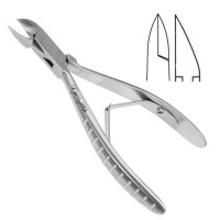 Nail Nipper 5 1/2" Concave Jaws Double Spring Chrome