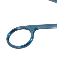 Metzenbaum Dissecting Scissors 5 3/4" Curved Blue Coated