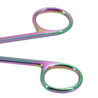 Metzenbaum Dissecting Scissors 5 3/4" Curved Rainbow Coated