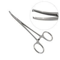 Halsted Mosquito Forceps 5" Curved, 1x2 Teeth