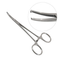 Halsted Mosquito Forceps 5" Curved, 1x2 Teeth