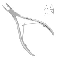 Nail Nipper 4" Smooth Handles Concave Delicate