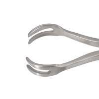 Twin Point Fragment Reduction Forceps 7 1/2" Curved with Speed Lock