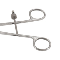 Twin Point Fragment Reduction Forceps 7 1/2" Curved with Speed Lock