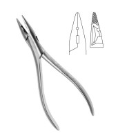 Cerclage Bending Pliers 5 inch with Slotted Jaws
